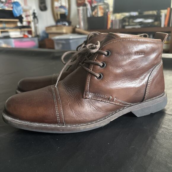 Bama Vintage Leather Chukka Desert Boots Wool Lined Men’s 10.5 43 EU - 111 main image 13